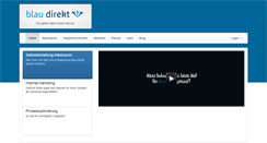 Desktop Screenshot of blaudirekt.de