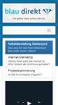Mobile Screenshot of blaudirekt.de